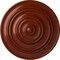 Ekena Millwork Classic Ceiling Medallion (Fits Canopies up to 4 1/8"), Hand-Painted Firebrick, 13 1/4"OD x 1/2"P CM13CLFIF - alternate 1